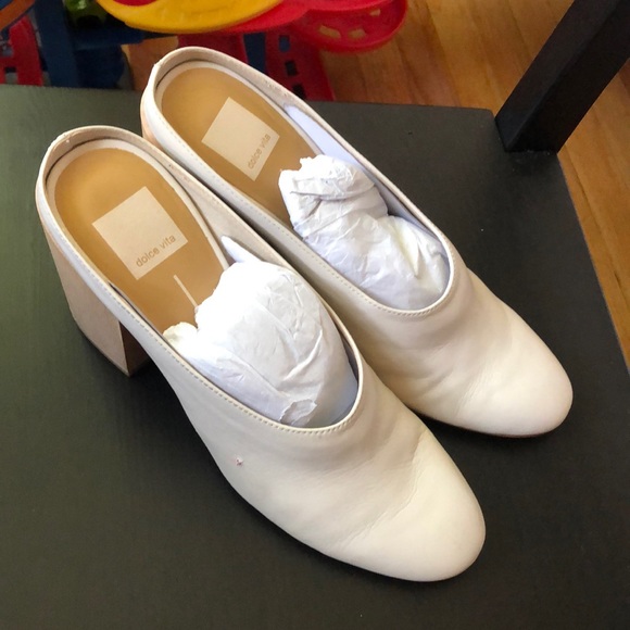 Dolce Vita Ivory Caley mules - Picture 4 of 8